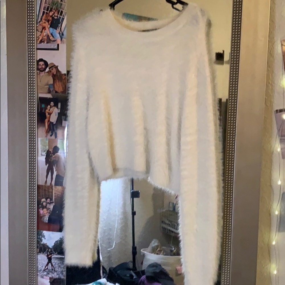 Kendall and Kylie crop sweater